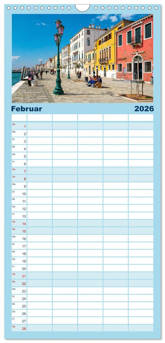 ItalienReise Venedig Chioggia Comacchio (CALVENDO Familienplaner 2026)