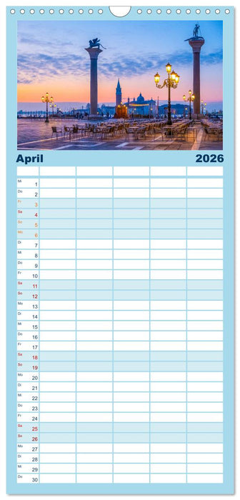 ItalienReise Venedig Chioggia Comacchio (CALVENDO Familienplaner 2026)