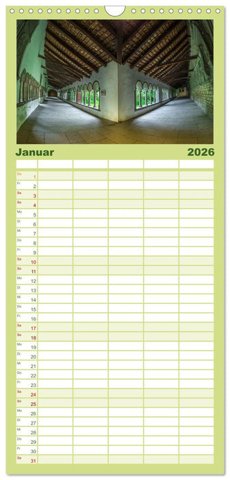 Schaffhausen - nördlichste Stadt der Schweiz (CALVENDO Familienplaner 2026)