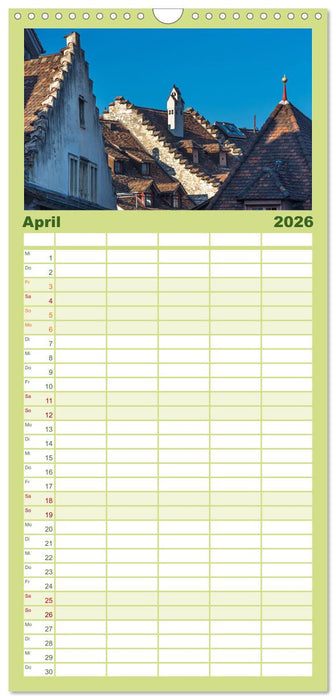 Schaffhausen - nördlichste Stadt der Schweiz (CALVENDO Familienplaner 2026)