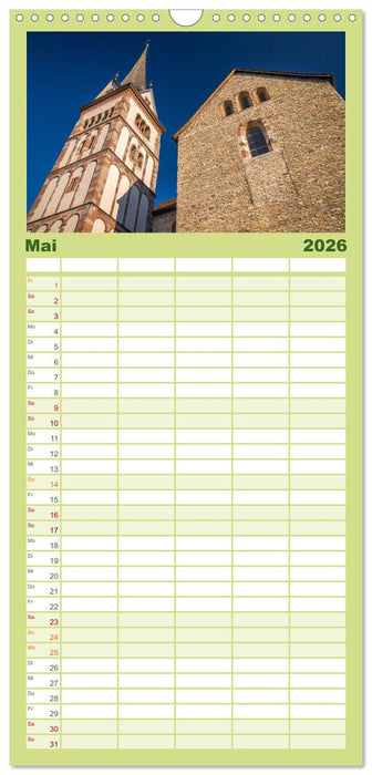 Schaffhausen - nördlichste Stadt der Schweiz (CALVENDO Familienplaner 2026)