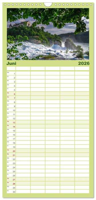 Schaffhausen - nördlichste Stadt der Schweiz (CALVENDO Familienplaner 2026)