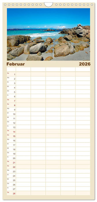 Traumhaftes Sardinien (CALVENDO Familienplaner 2026)