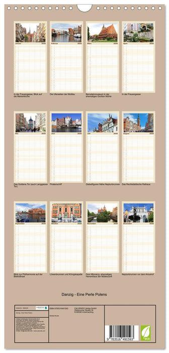 Danzig - Eine Perle Polens (CALVENDO Familienplaner 2026)
