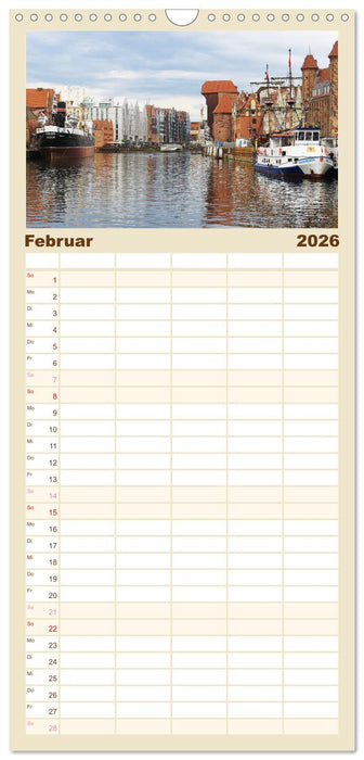 Danzig - Eine Perle Polens (CALVENDO Familienplaner 2026)