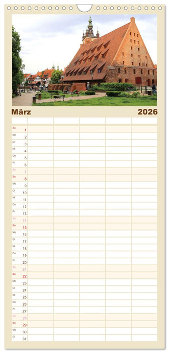 Danzig - Eine Perle Polens (CALVENDO Familienplaner 2026)