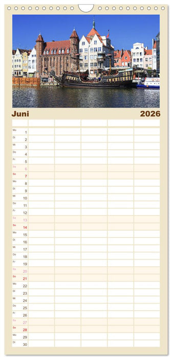 Danzig - Eine Perle Polens (CALVENDO Familienplaner 2026)