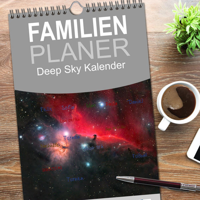 Deep Sky Kalender (CALVENDO Familienplaner 2026)