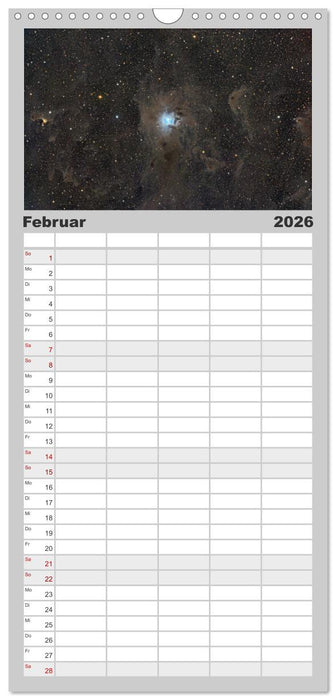 Deep Sky Kalender (CALVENDO Familienplaner 2026)