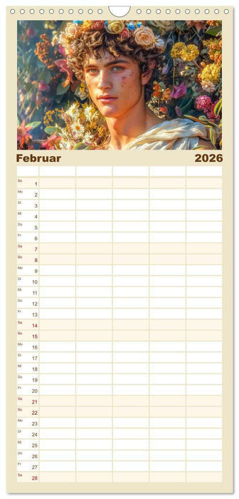 Götter in Menschengestalt (CALVENDO Familienplaner 2026)