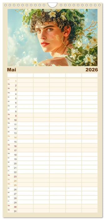 Götter in Menschengestalt (CALVENDO Familienplaner 2026)