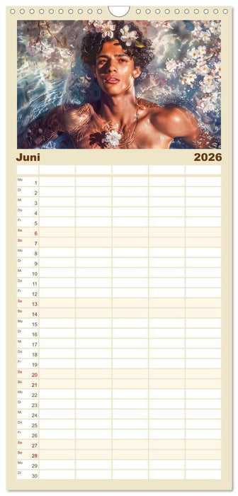 Götter in Menschengestalt (CALVENDO Familienplaner 2026)