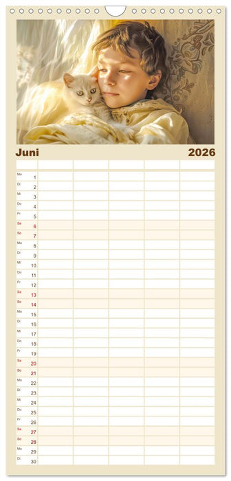 Tierliebe - In exotischer Umgebung (CALVENDO Familienplaner 2026)