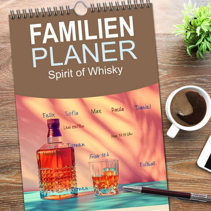 Spirit of Whisky (CALVENDO Familienplaner 2026)