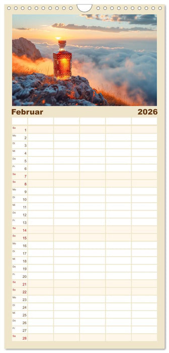 Spirit of Whisky (CALVENDO Familienplaner 2026)