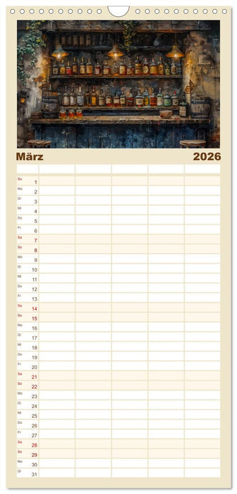 Spirit of Whisky (CALVENDO Familienplaner 2026)