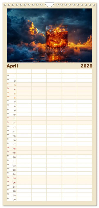 Spirit of Whisky (CALVENDO Familienplaner 2026)