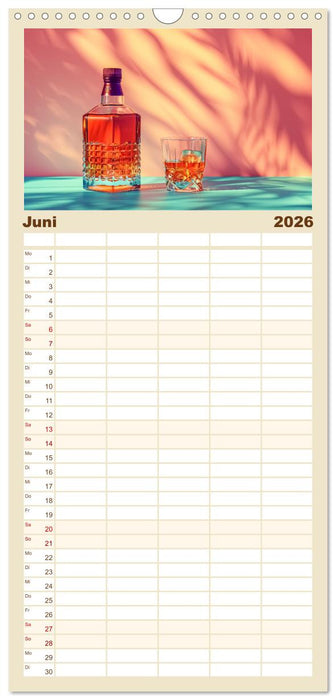 Spirit of Whisky (CALVENDO Familienplaner 2026)