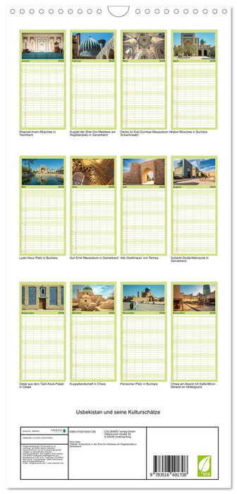 Usbekistan und seine Kulturschätze (CALVENDO Familienplaner 2026)