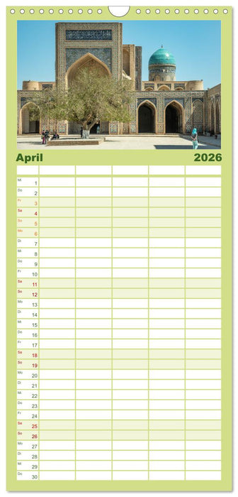 Usbekistan und seine Kulturschätze (CALVENDO Familienplaner 2026)