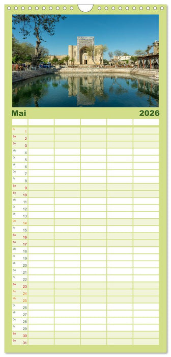 Usbekistan und seine Kulturschätze (CALVENDO Familienplaner 2026)