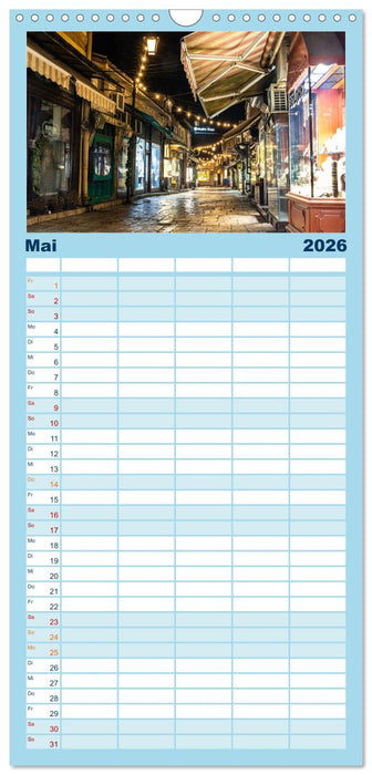 Skopje - Nordmazedoniens überraschende Hauptstadt (CALVENDO Familienplaner 2026)