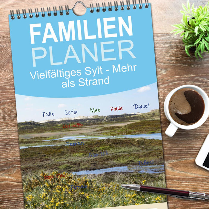 Vielfältiges Sylt - Mehr als Strand (CALVENDO Familienplaner 2026)