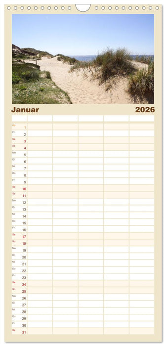 Vielfältiges Sylt - Mehr als Strand (CALVENDO Familienplaner 2026)