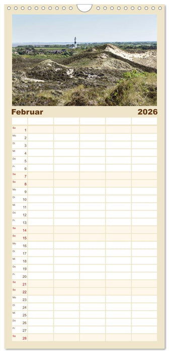 Vielfältiges Sylt - Mehr als Strand (CALVENDO Familienplaner 2026)