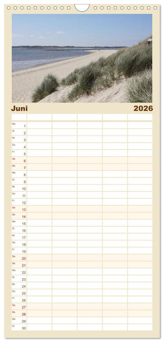 Vielfältiges Sylt - Mehr als Strand (CALVENDO Familienplaner 2026)