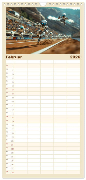 Neues aus dem Roboter Sport Club (CALVENDO Familienplaner 2026)