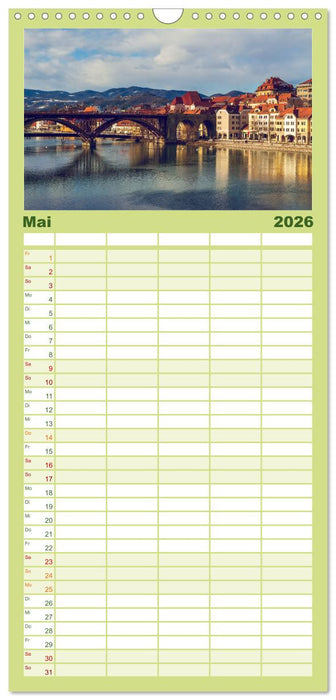 Maribor - Entspannde Stadt am Ufer der Drau (CALVENDO Familienplaner 2026)