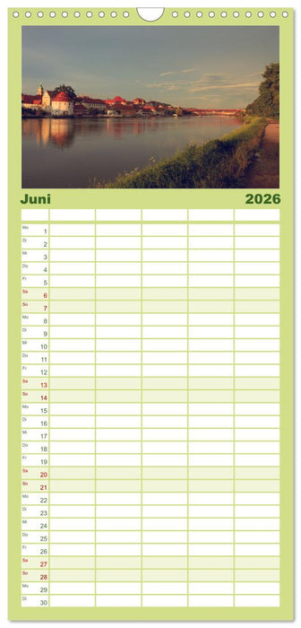 Maribor - Entspannde Stadt am Ufer der Drau (CALVENDO Familienplaner 2026)