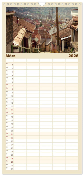 Sarajevo - Vielfältige Hauptstadt von Bosnien und Herzegowina (CALVENDO Familienplaner 2026)