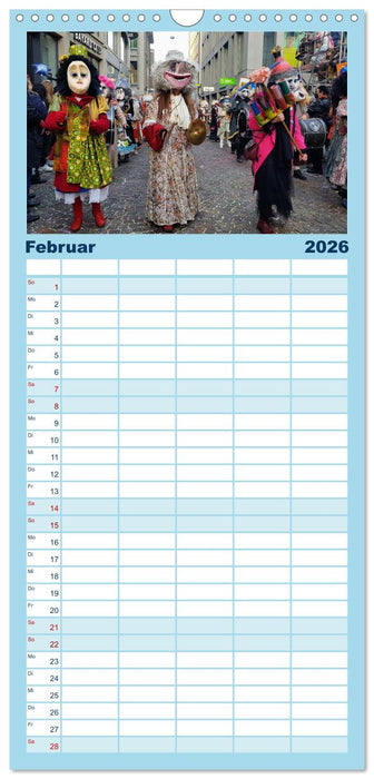 Luzern, die Stadt im Zentrum der Schweiz (CALVENDO Familienplaner 2026)