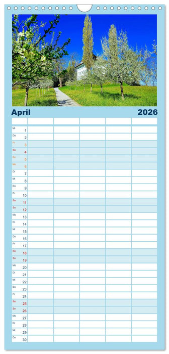 Luzern, die Stadt im Zentrum der Schweiz (CALVENDO Familienplaner 2026)