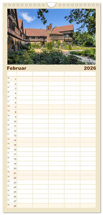 Potsdam - Schlösser, Parks und der Alte Fritz (CALVENDO Familienplaner 2026)