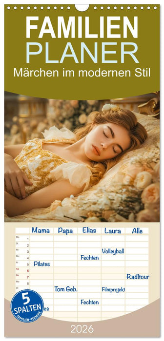 Märchen im modernen Stil (CALVENDO Familienplaner 2026)