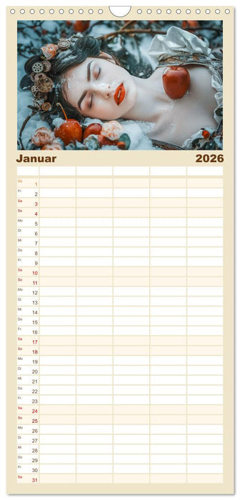 Märchen im modernen Stil (CALVENDO Familienplaner 2026)