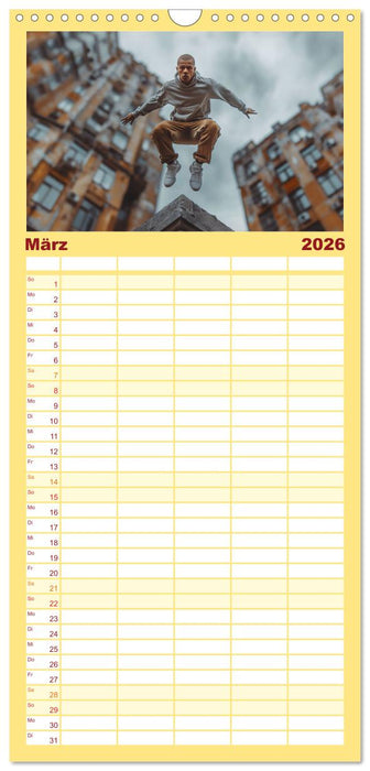 Action pur - atemberaubende Hobbys (CALVENDO Familienplaner 2026)