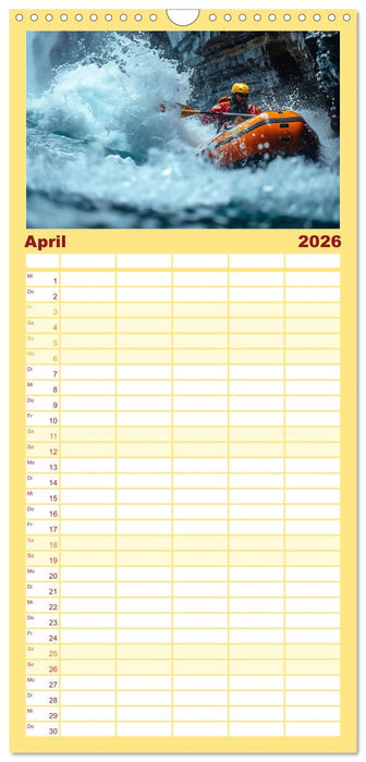 Action pur - atemberaubende Hobbys (CALVENDO Familienplaner 2026)