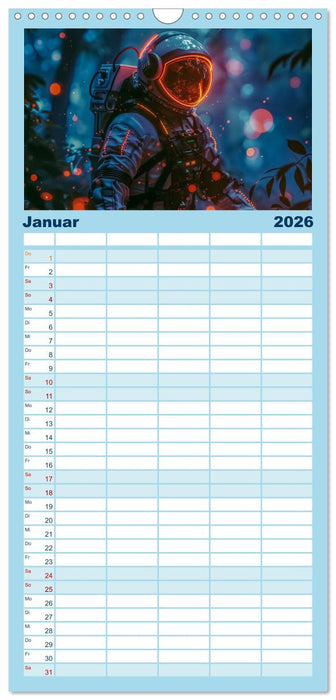 Galaktische Abenteuer (CALVENDO Familienplaner 2026)