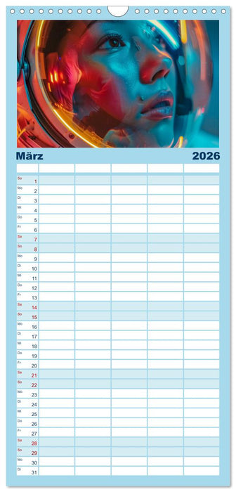 Galaktische Abenteuer (CALVENDO Familienplaner 2026)