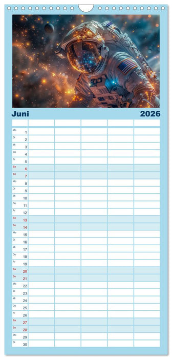 Galaktische Abenteuer (CALVENDO Familienplaner 2026)