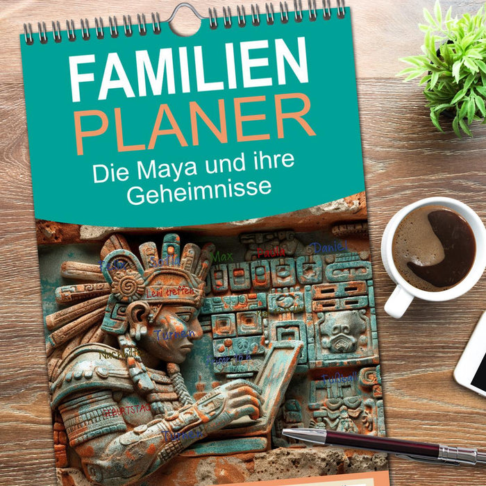 Die Maya und ihre Geheimnisse (CALVENDO Familienplaner 2026)