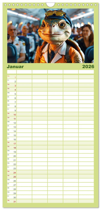 Tierisch lustige Stewardessen (CALVENDO Familienplaner 2026)