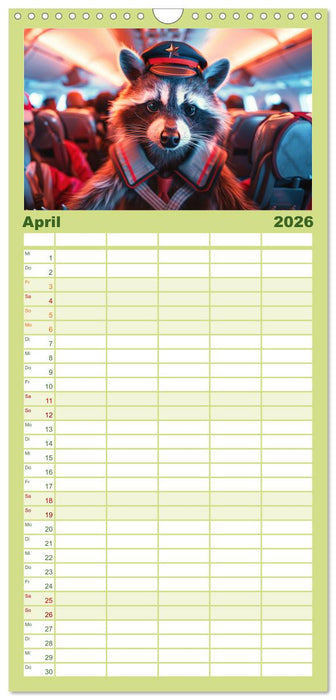 Tierisch lustige Stewardessen (CALVENDO Familienplaner 2026)