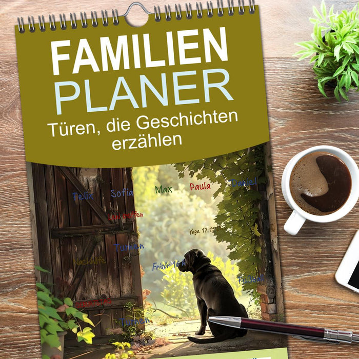 Türen, die Geschichten erzählen (CALVENDO Familienplaner 2026)