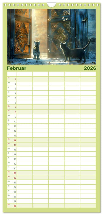 Türen, die Geschichten erzählen (CALVENDO Familienplaner 2026)