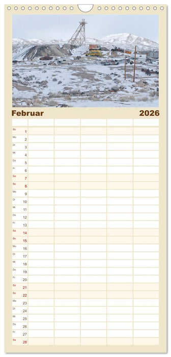 Wo der Wind Wohnt, Amerikas Lost Places (CALVENDO Familienplaner 2026)